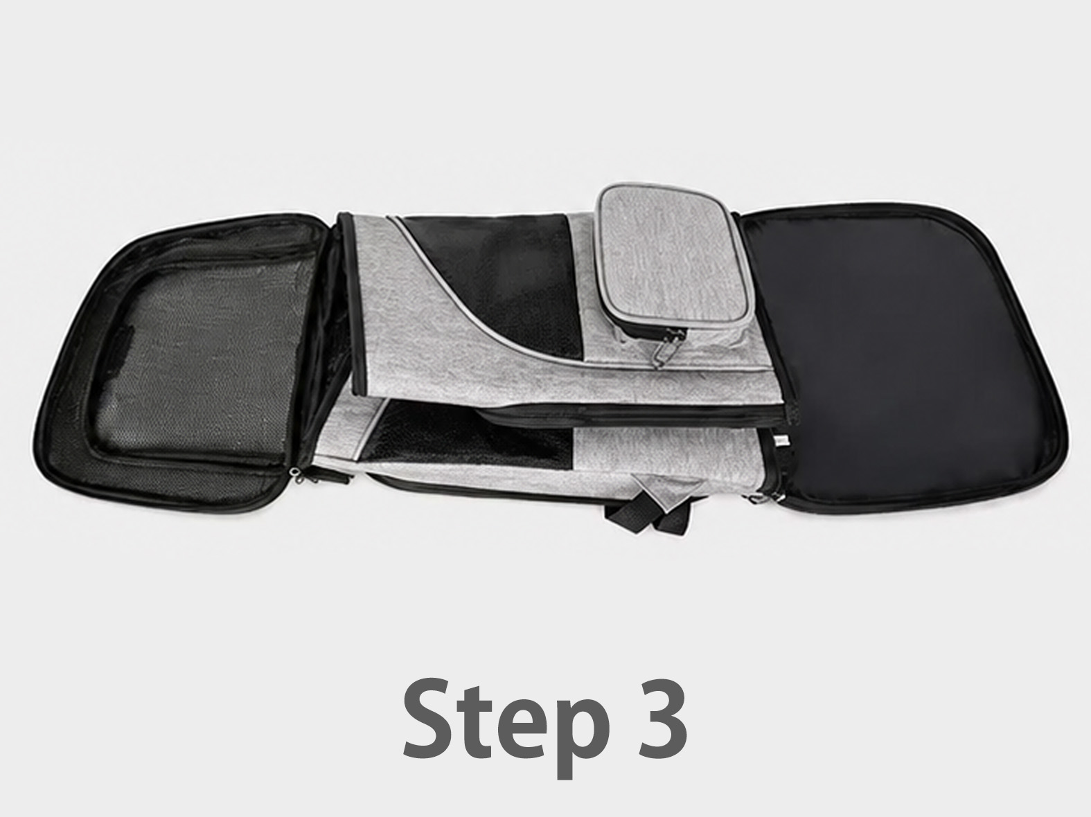 STEP 3 重ねてたたむ